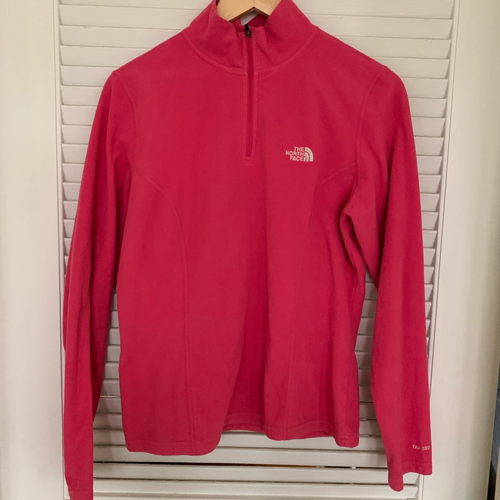 North Face Pullover Pink Fleece